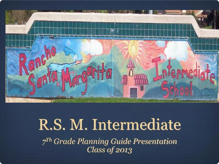 r s m intermediate