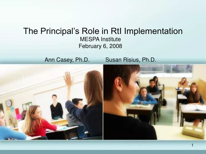 the principal s role in rti implementation