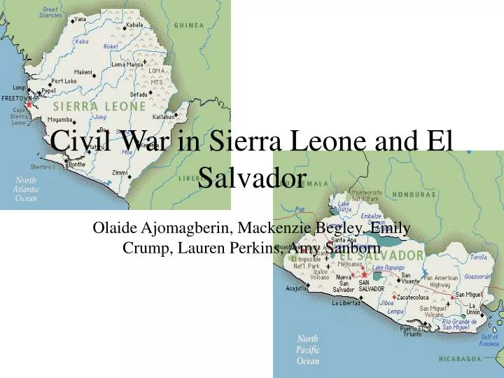 civil war in sierra leone and el salvador