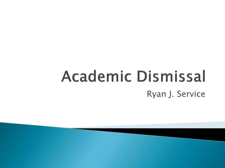 academic dismissal