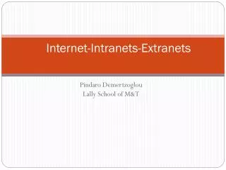 Internet-Intranets-Extranets