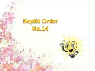 DepEd Order No.14