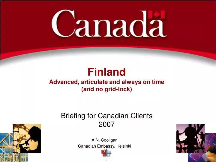 finland advanced articulate and always on time and no grid lock