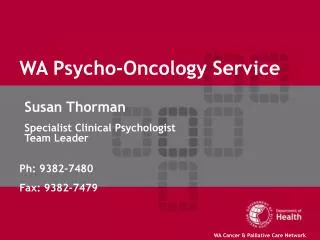 WA Psycho-Oncology Service