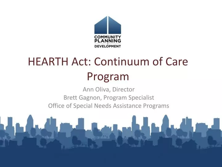 hearth act continuum of care program