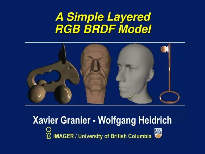 a simple layered rgb brdf model