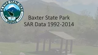 Baxter State Park SAR Data 1992-2014