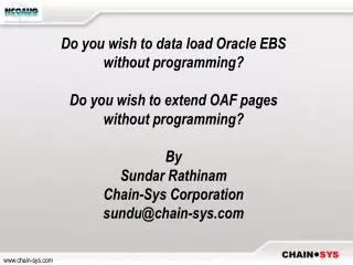 Do you wish to data load Oracle EBS without programming?