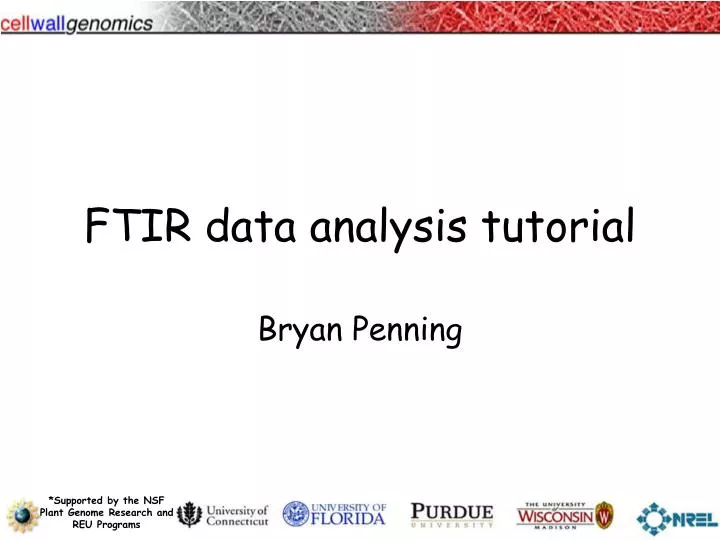 ftir data analysis tutorial