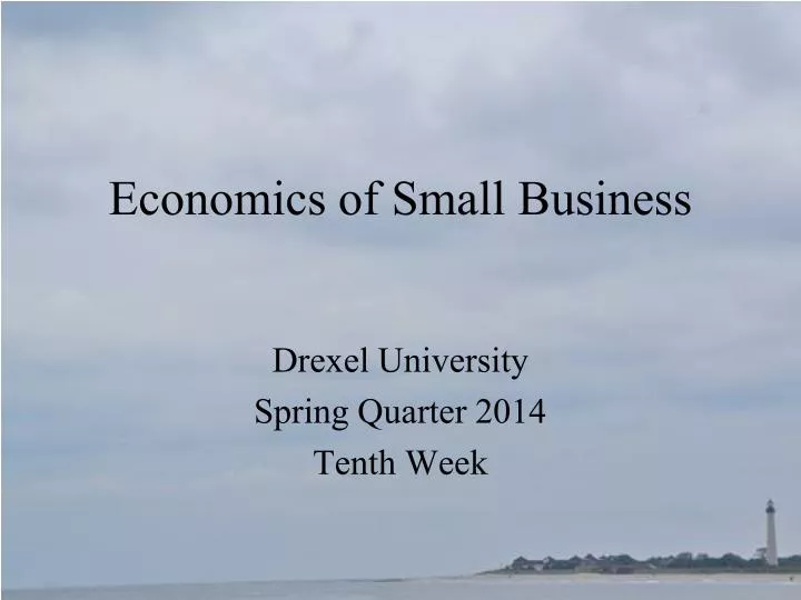 economics of small business