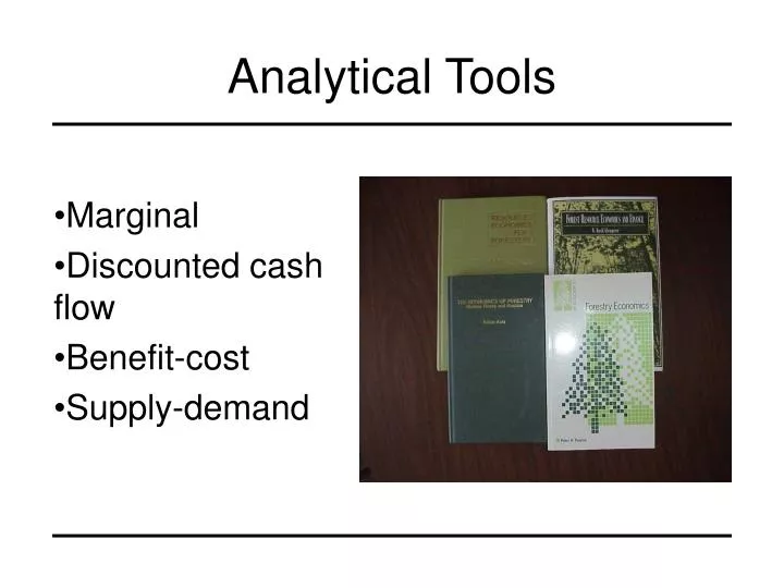 analytical tools