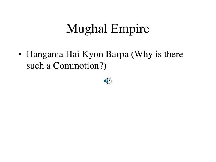 mughal empire