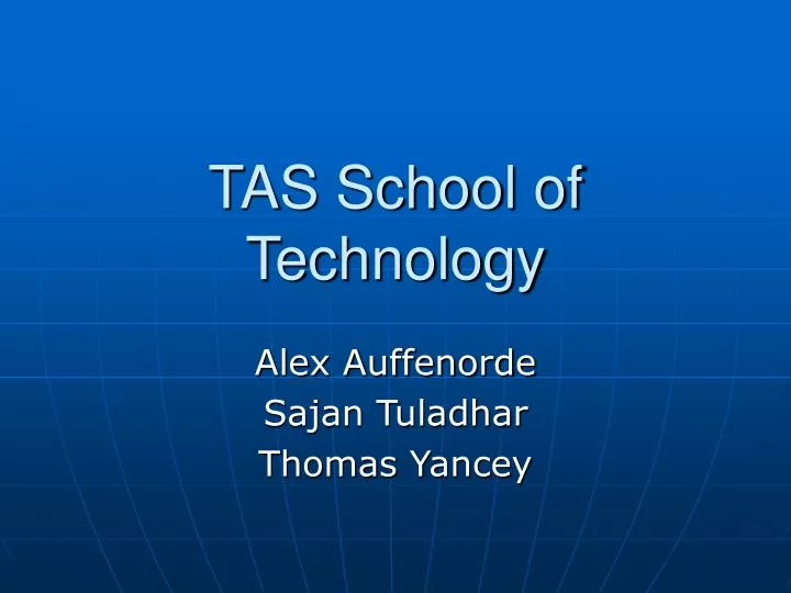 tas school of technology