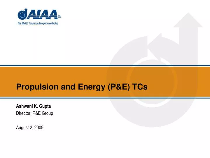 propulsion and energy p e tcs