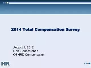 2014 Total Compensation Survey