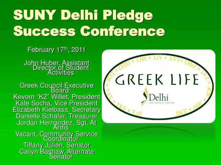 suny delhi pledge success conference