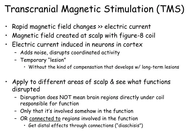 transcranial magnetic stimulation tms