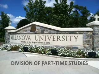 Division of Part-Time Studies