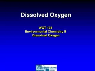 Dissolved Oxygen