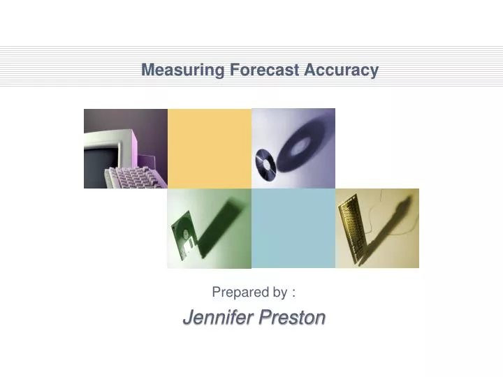 measuring forecast accuracy