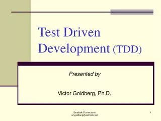 Test Driven Development (TDD)