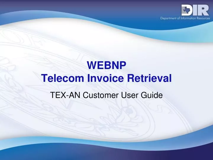 webnp telecom invoice retrieval