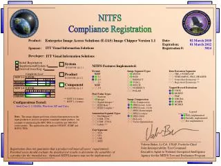 NITFS Compliance Registration