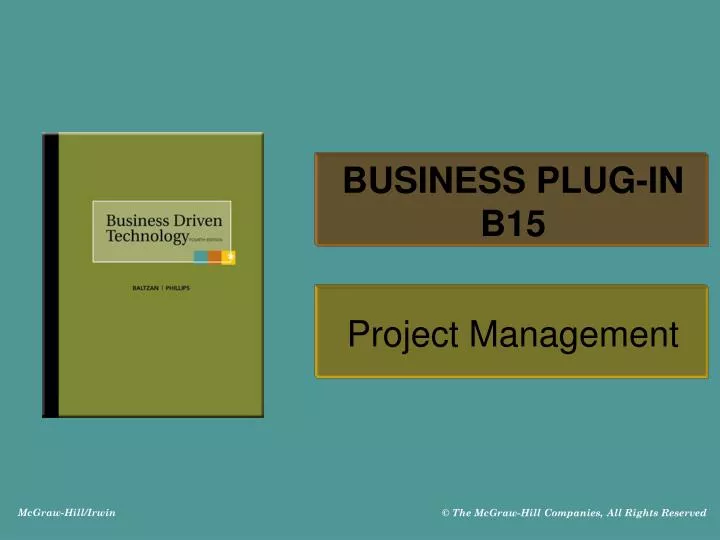 business plug in b15