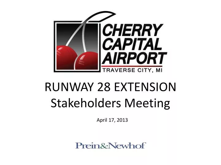 runway 28 extension stakeholders meeting