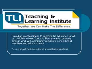 Teaching and Learning Institute