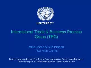 International Trade &amp; Business Process Group (TBG)