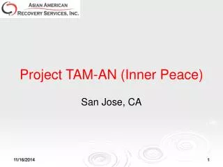 Project TAM-AN (Inner Peace)