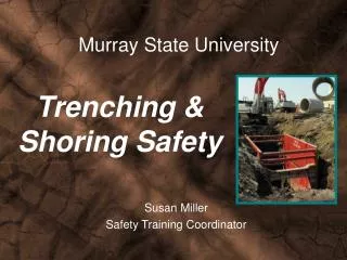 Trenching &amp; Shoring Safety