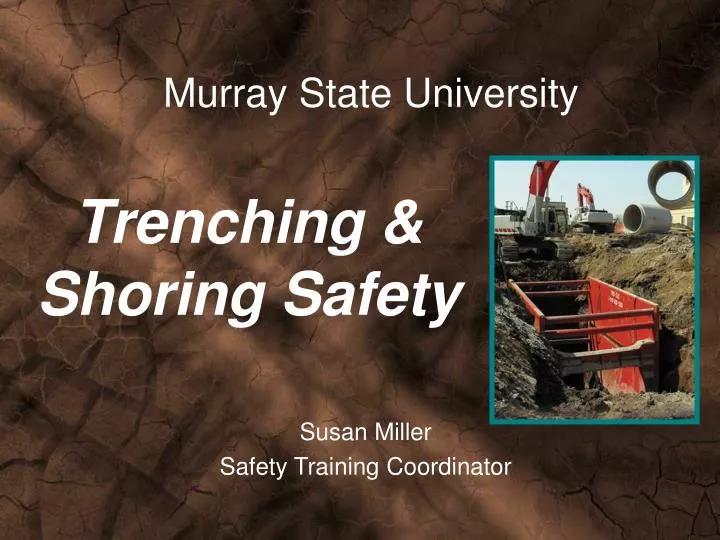 trenching shoring safety