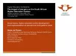 Transformative Higher Education Policy Development: Learnings from South Africa and India - slide 1