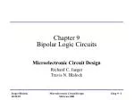 Chapter 9 Bipolar Logic Circuits - slide 1