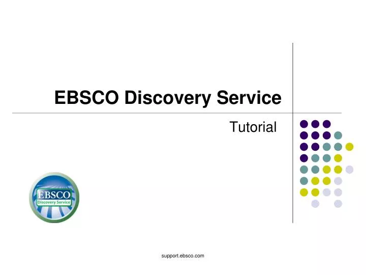 ebsco discovery service
