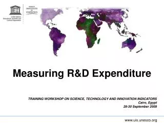 Measuring R&amp;D Expenditure