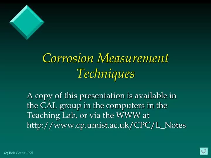 corrosion measurement techniques