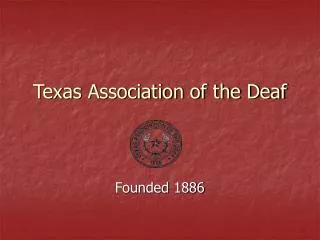 Texas Association of the Deaf