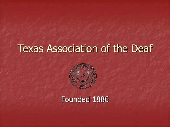 texas association of the deaf