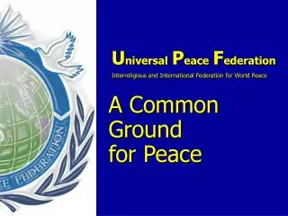Ambassadors for Peace