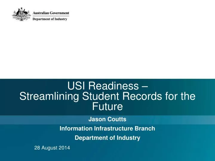 usi readiness streamlining student records for the future