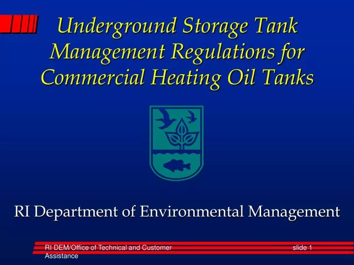 underground storage tank management regulations for commercial heating oil tanks