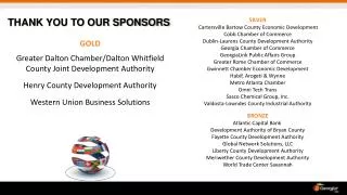GOLD Greater Dalton Chamber/Dalton Whitfield County Joint Development Authority