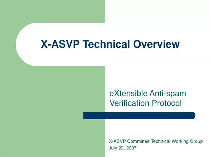 x asvp technical overview