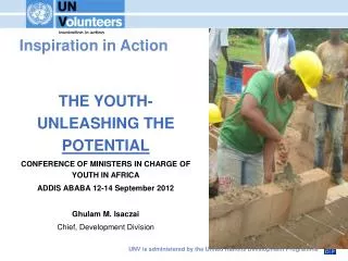 Inspiration in Action THE YOUTH-UNLEASHING THE POTENTIAL