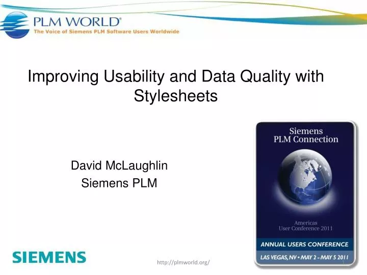 improving usability and data quality with stylesheets