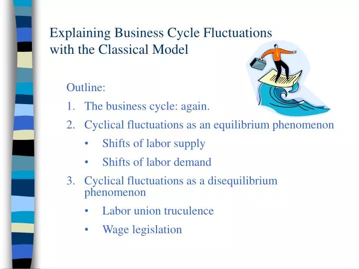 explaining business cycle fluctuations with the classical model