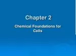 Chemical Foundations for Cells: Elements, Bonds, and Life Compounds - slide 1